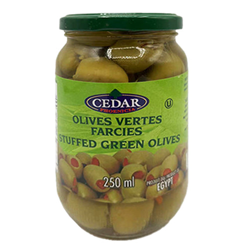 Cedar Olives Vertes Stuffed Green Olives 250ml