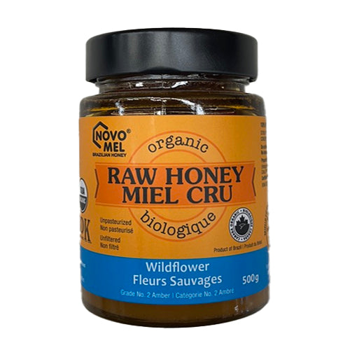 Organic Raw Honey Wildflower 500g